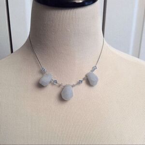 Anthropologie Beautiful blue stone necklace